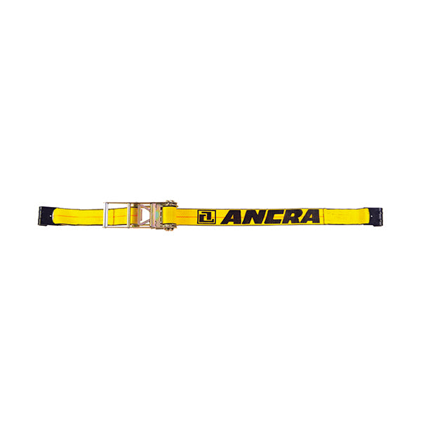 Ancra 48987-20 3" x 27' Ratchet Strap w/41766-18 Flat Hooks- 5, 400 lbs WLL