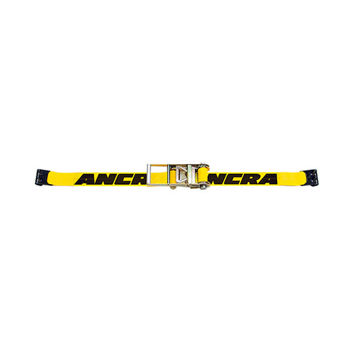 Ancra 48987-21 3" x 30' Ratchet Strap w/41766-18 Flat Hooks- 5, 400 lbs WLL