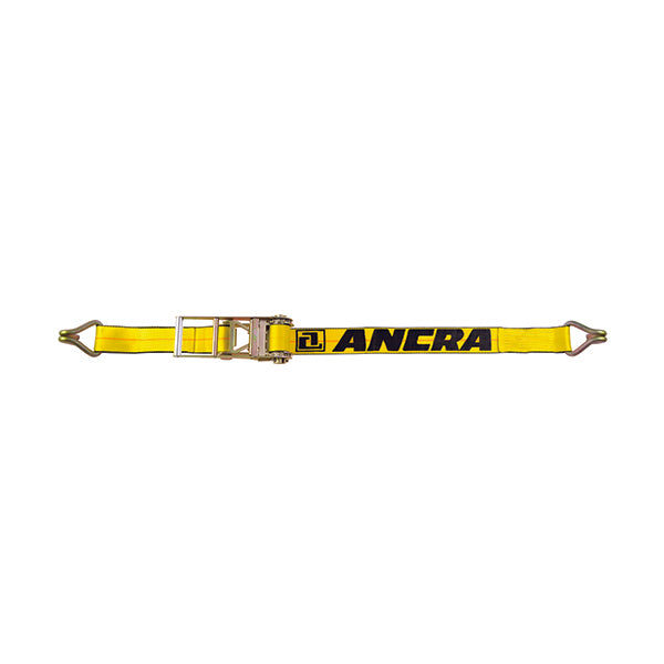 Ancra 48987-29 3" x 30' Ratchet Strap w/43120-20 Wire Hooks- 5, 400 lbs WLL