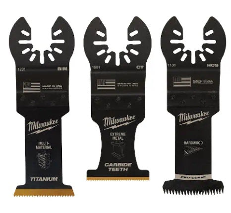 Milwaukee (366) 49-10-9001 3PC VARIETY PACK BLADES