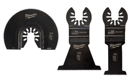 Milwaukee 49-10-9004 3PC WOOD BLADE VARIETY PK