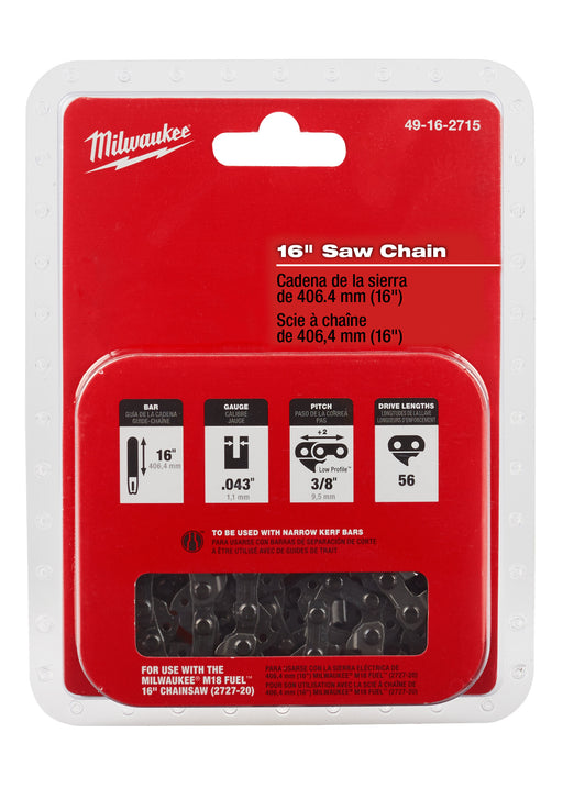 Milwaukee 49-16-2715 Mil 49-16-2715-16" Saw Chain