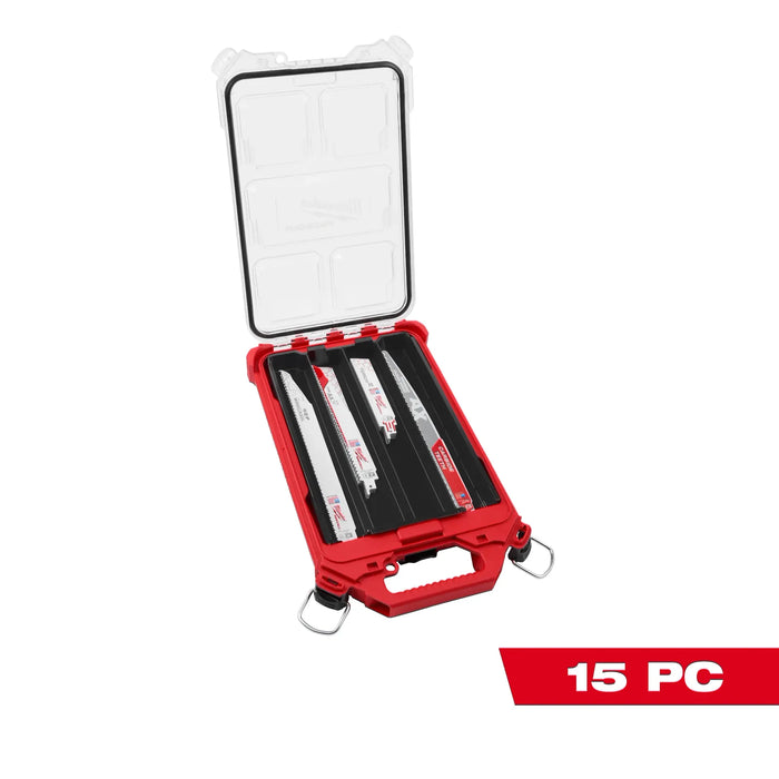 Milwaukee 49-22-5641 MILWAUKEE 15PC SAWZALL® BLADE PACKOUT™ KIT