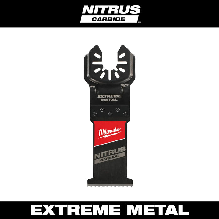 Milwaukee (366) 49-25-1561 NITRUS CARBIDE™ Extreme Metal Universal Fit OPEN-LOK™ Multi-Tool Blade