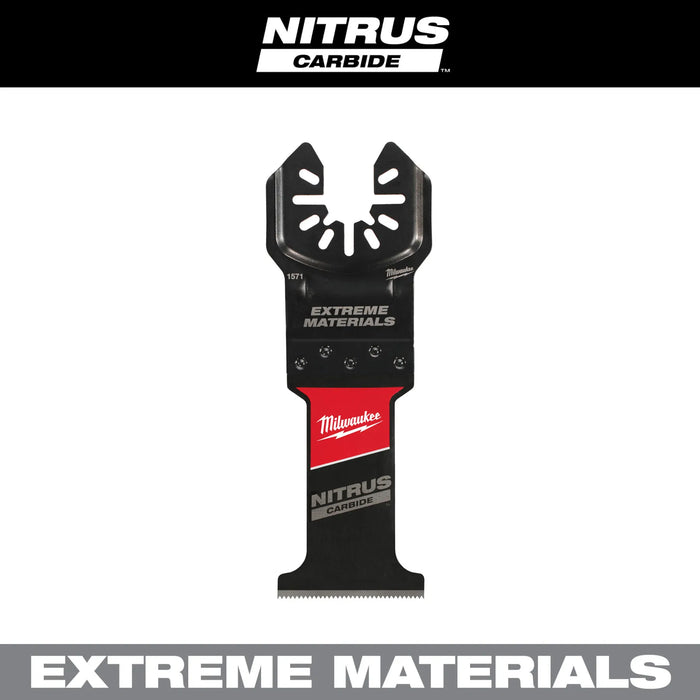 Milwaukee (366) 49-25-1571 NITRUS CARBIDE™ Extreme Materials Universal Fit OPEN-LOK™ Multi-Tool Blade