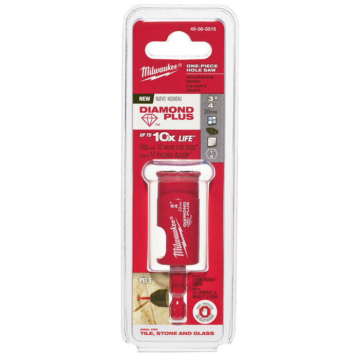 Milwaukee 49-56-0515 3/4" Diamond Plus™ Hole Saw