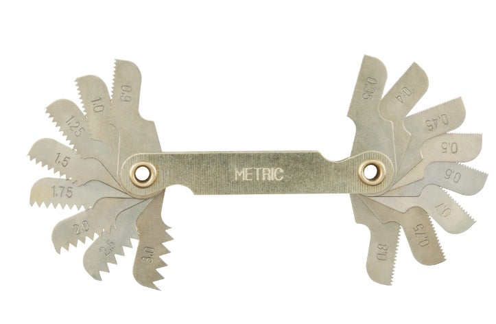 Milwaukee 49-57-5012 0.35-3.00 mm Metric Thread Pitch Gauge