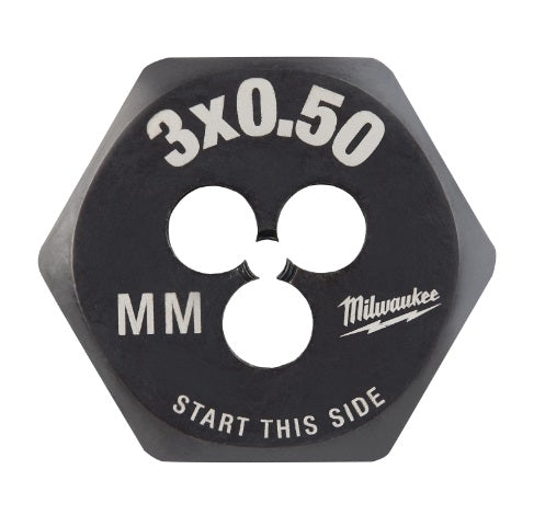 Milwaukee 49-57-5311 M3-0.50 mm 1-Inch Hex Threading Die