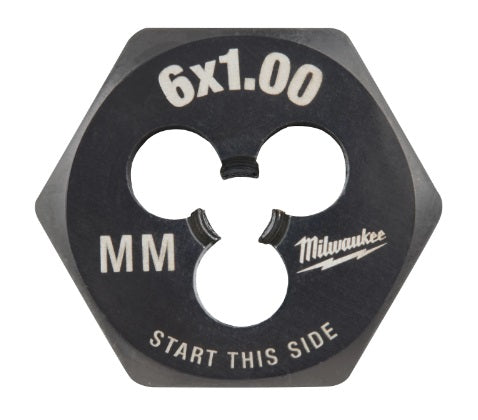 Milwaukee (366) 49-57-5336 M6-1.00 mm 1-Inch Hex Threading Die