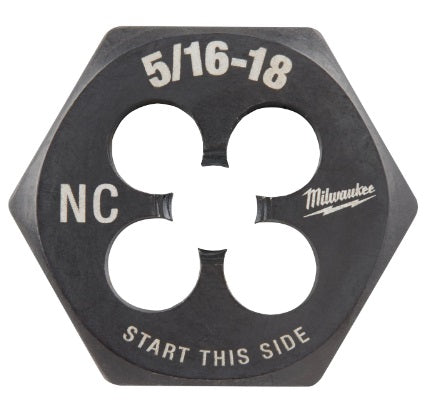 Milwaukee (366) 49-57-5342 5/16"-18 NC 1-Inch Hex Threading Die