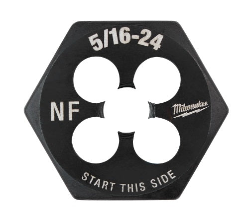Milwaukee 49-57-5344 5/16"-24 NF 1-Inch Hex Threading Die