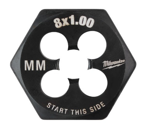 Milwaukee 49-57-5345 M8-1.00 mm 1-Inch Hex Threading Die