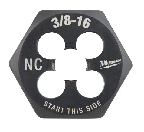 Milwaukee (366) 49-57-5348 3/8"-16 NC 1-Inch Hex Threading Die