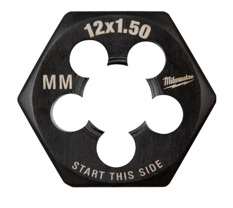 Milwaukee (366) 49-57-5359 M12-1.50 mm 1-Inch Hex Threading Die