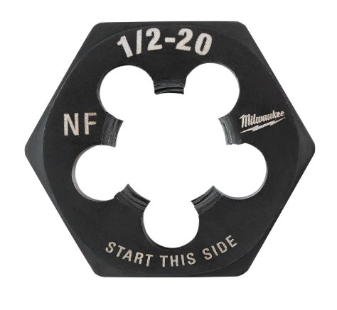 Milwaukee 49-57-5362 1/2"-20 NF 1-Inch Hex Threading Die