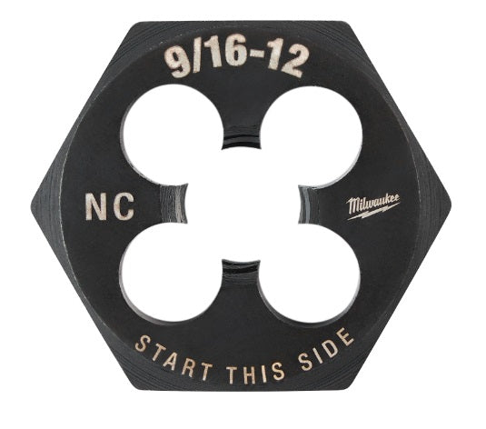 Milwaukee 49-57-5365 9/16"-12 NC 1-7/16" Hex Threading Die