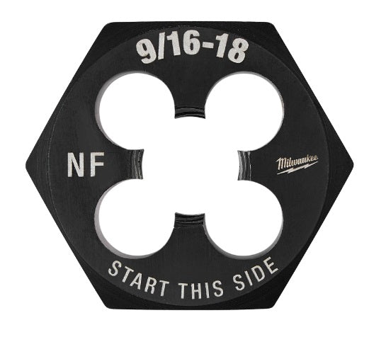 Milwaukee 49-57-5368 9/16"-18 NF 1-7/16" Hex Threading Die