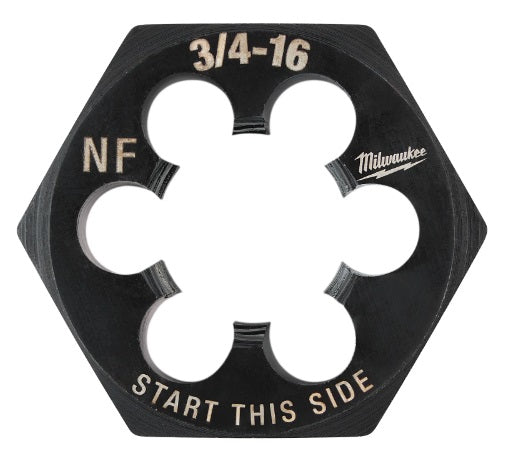 Milwaukee 49-57-5378 3/4"-16 NF 1-7/16" Hex Threading Die