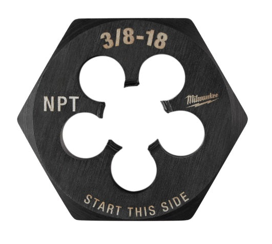 Milwaukee (366) 49-57-5392 3/8"-18 NPT 2-1/6" Hex Threading Die