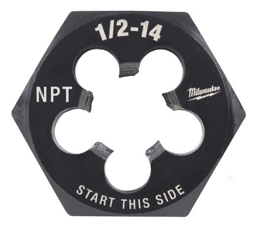 Milwaukee 49-57-5393 1/2"-14 NPT 2-1/6" Hex Threading Die
