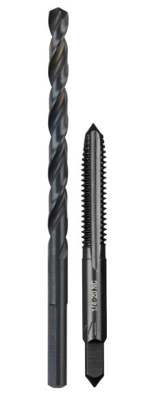 Milwaukee 49-57-5534 1/4"-20 NC Straight Flute Plug Tap & No.7 Drill Bit