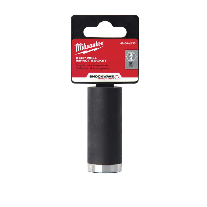 Milwaukee (366) 49-66-4430 SHOCKWAVE™ 3/8" Deep Well Socket 3/4"