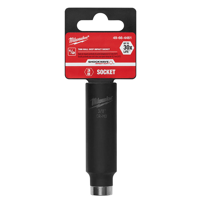 Milwaukee (366) 49-66-4461 SHOCKWAVE™ 1/2" Deep Well Socket 3/8"