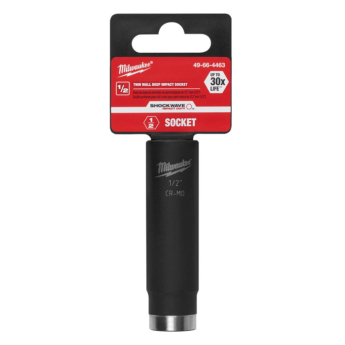 Milwaukee (366) 49-66-4463 SHOCKWAVE™ 1/2" Deep Well Socket 1/2"