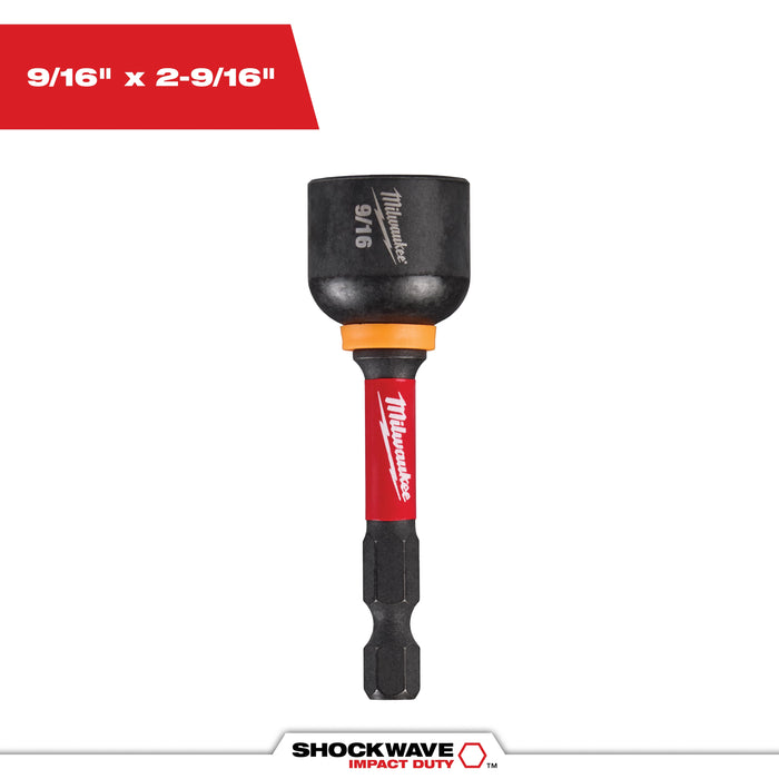 Milwaukee 49-66-4538 SHOCKWAVE Impact Duty™ 9/16" x 2-9/16" Magnetic Nut Driver