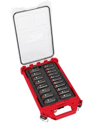 Milwaukee 49-66-6801 Milwaukee SHOCKWAVE Impact Duty™ Socket 3/8” Dr 19PC MM PACKOUT Set