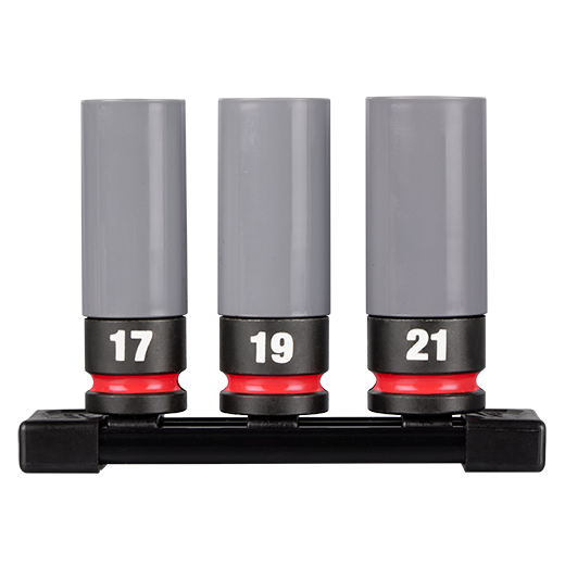 Milwaukee 49-66-7830 SHOCKWAVE Impact Duty™ 1/2 Drive Metric 3PC Lug Nut Wheel Socket Set