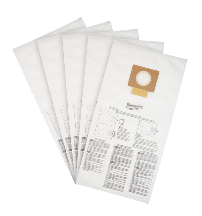 Milwaukee 49-90-1989 FLEECE DUST BAGS (5PK) - 9 GALLON