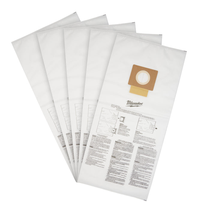 Milwaukee (366) 49-90-1999 FLEECE DUST BAGS (5PK) - 12 GALLON