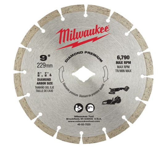 Milwaukee (366) 49-93-7025 9IN DIAMOND PREMIUM