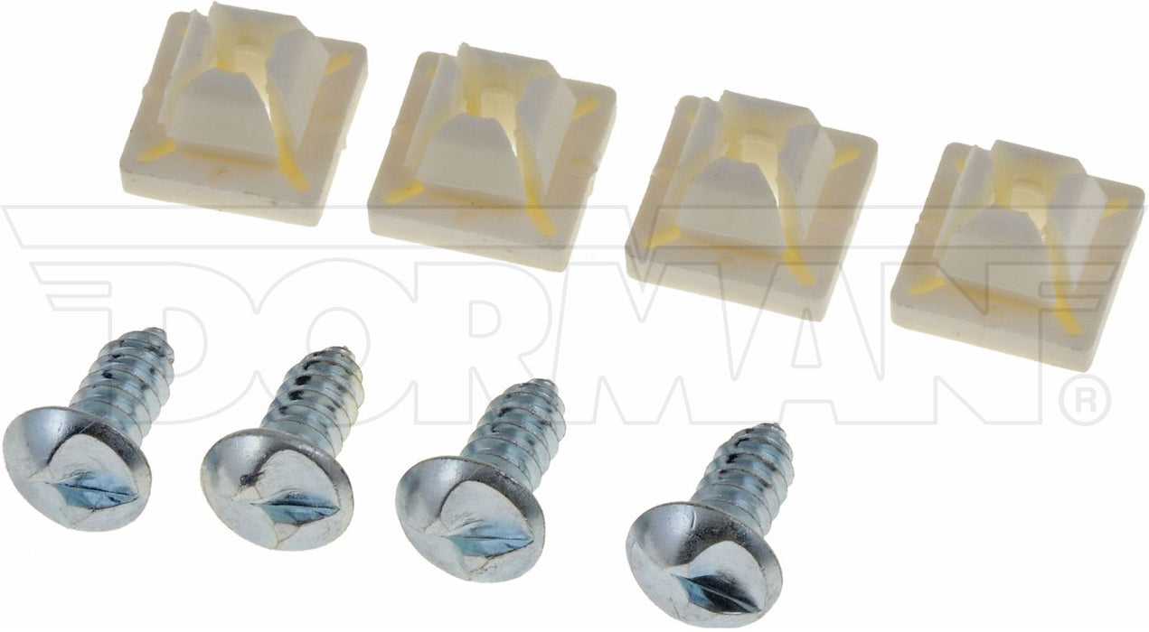 Dorman (415) 49258 Licence Plate Retainer, 4 pieces
