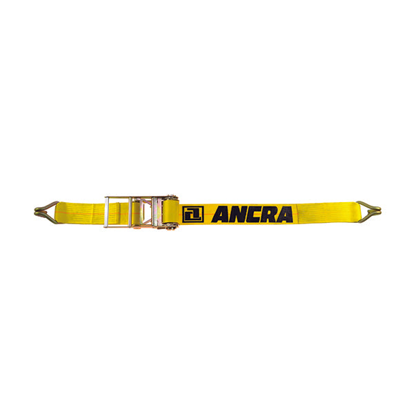 Ancra 49346-13 4" x 30' Ratchet Strap w/Narrow Wire Hooks- 6, 600 lbs WLL