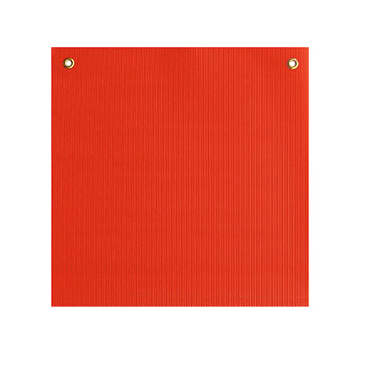 Ancra 49893-14 18" x 18" PVC coated Orange Flag w/ Grommets