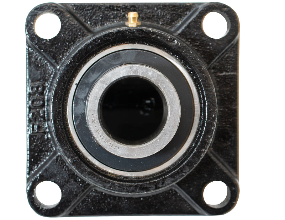 Buyers Products 4F20SCR 1-1/4 Inch Shaft Diameter Set Screw Style Flange Bearing - 4 Hole