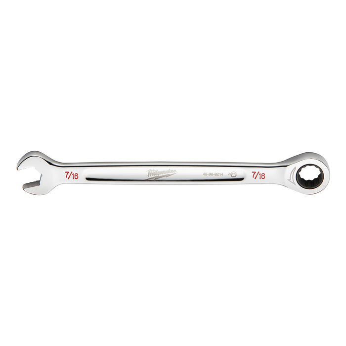 Milwaukee (366) 45-96-9214 7/16 SAE RATCHET COMBO WRENCH