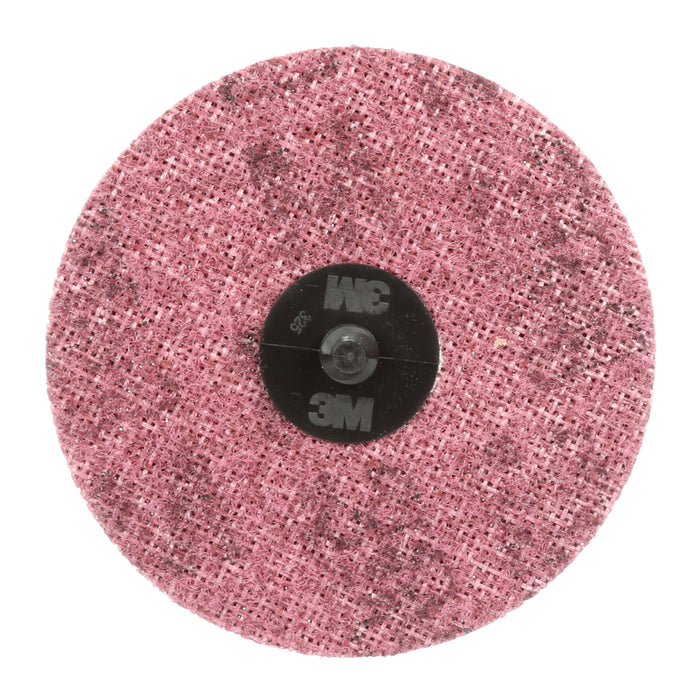 3M 07483 Scotch-Brite™ Roloc™ Surface Conditioning Disc, A MED, 4 in x NH (10.16 cm x NH), Colour: Maroon, 3M Stock No. 7000120801