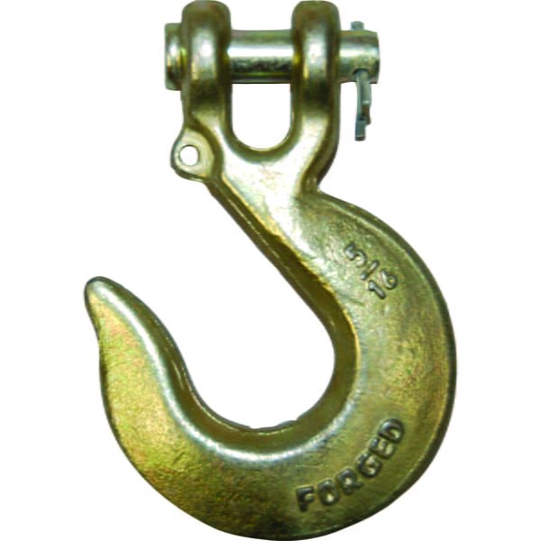 Ancra (880) 50019-10 Slip Hooks G70 - Zinc Plated - No Latch, 1/4", 2, 750 lbs WLL