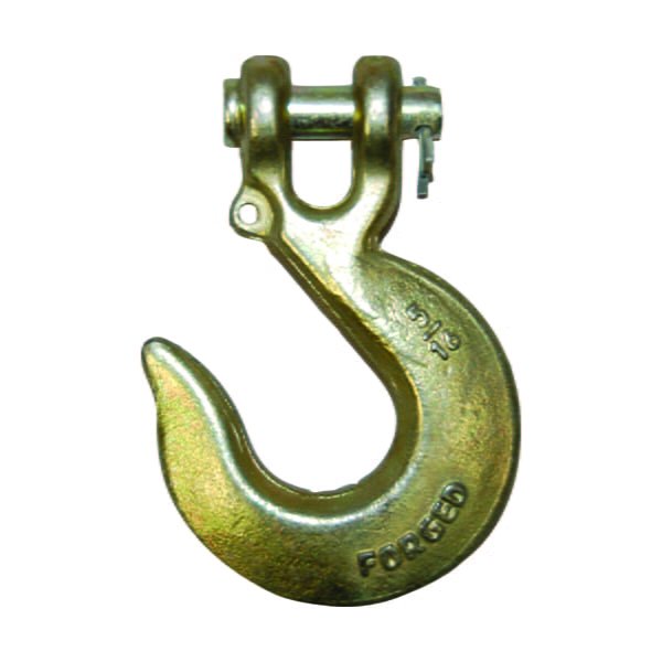 Ancra (880) 50019-11 Slip Hooks G70 - Zinc Plated - No Latch, 5/16", 4, 300 lbs WLL