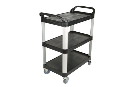 Globe 5001 Utility Cart Small - Black 33"L x 17"W x 37H