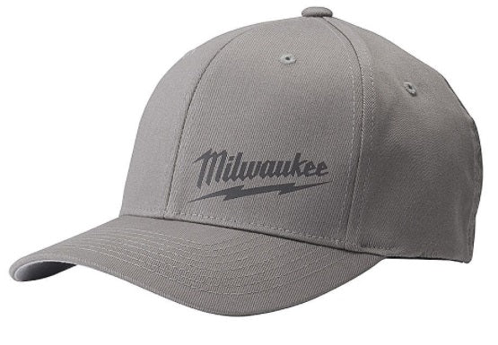 Milwaukee 504G-LXL FF FITTED HAT-GRAY L/XL