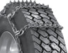 Ancra 50501-S-11-245 Ancra X-Treme Grip Heavy Duty Off Road Studded Tire Chain: Single Heavy Duty Stud 11”-24.5” Tire Chain. Single, 8mm side & cross chain, 34.29kg per pair, Tire Size: 11”-24.5”