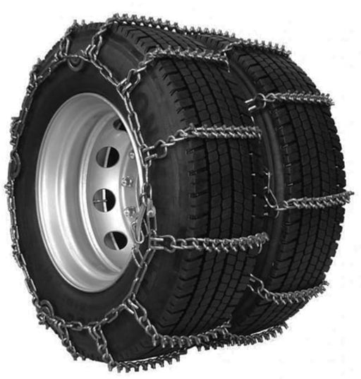 Ancra 50501-T-11-225 Ancra X-Treme Grip Heavy Duty Off Road Studded Tire Chain: Triple Heavy Duty Stud 11”-22.5” Tire Chain. Triple, 8mm side & cross chain, 50.00kg per pair, Tire Size: 11”-22.5”