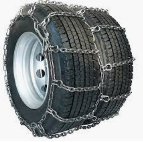 Ancra (880) 50502-T-11-245 Ancra X-Treme Grip Highway Tire Chain: Triple Square Link 11”-24.5” Tire Chain. Triple, 7mm side & cross chain, 48.90kg per pair, Tire Size: 11”-24.5”