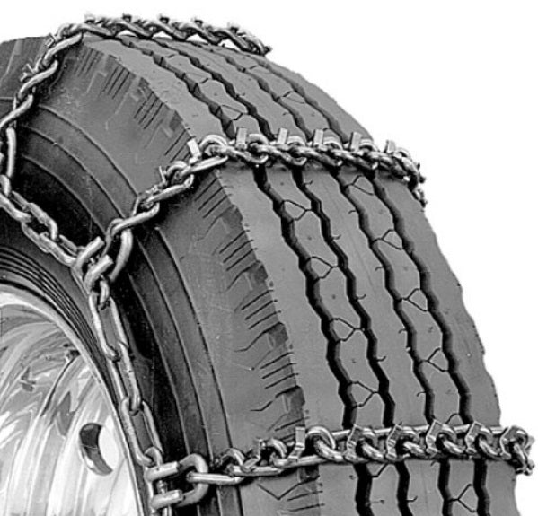 Ancra 50503-S-11-225 Twisted Link Tire Chains (Plated Silver Zinc Finish)