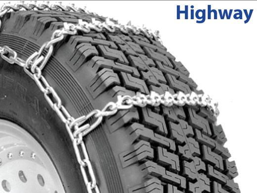 Ancra 50503-T-11-225 Twisted Link Tire Chains (Plated Silver Zinc Finish)