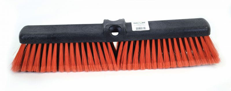 Globe 5055R 18IN PUSHBROOM MEDIUM RED